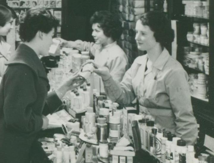 Boots Lister Gate store, Nottingham, 1950s
