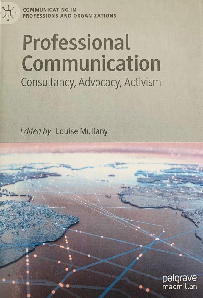 The cover of Professional Communication, edited by Louise Mullany