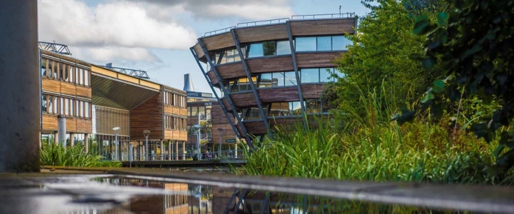 External view of Djanogly library
