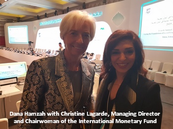 Dana Hamzah with Christine Lagarde