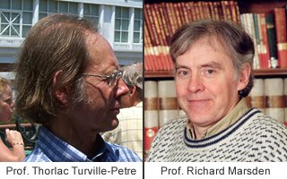Thorlac Turville-Petre and Richard Marsden
