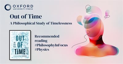 Out of Time book cover on an image with an abstract head and shoulders