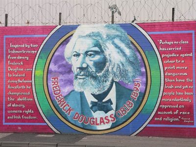 Frederick Douglass Mural Falls Road Belfast