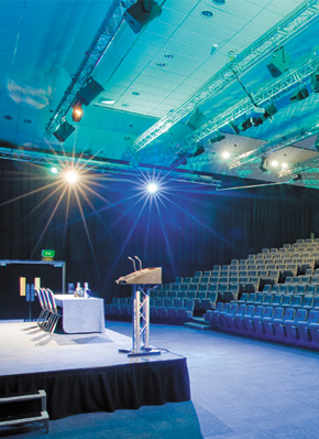 Conference theatre at East Midlands Conference Centre