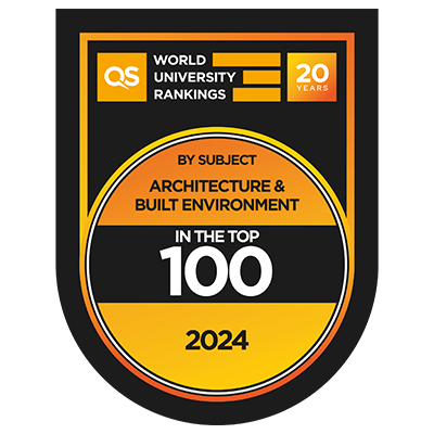 Top 100 for Architecture and Built Environment in the QS World University Rankings by Subject 2024