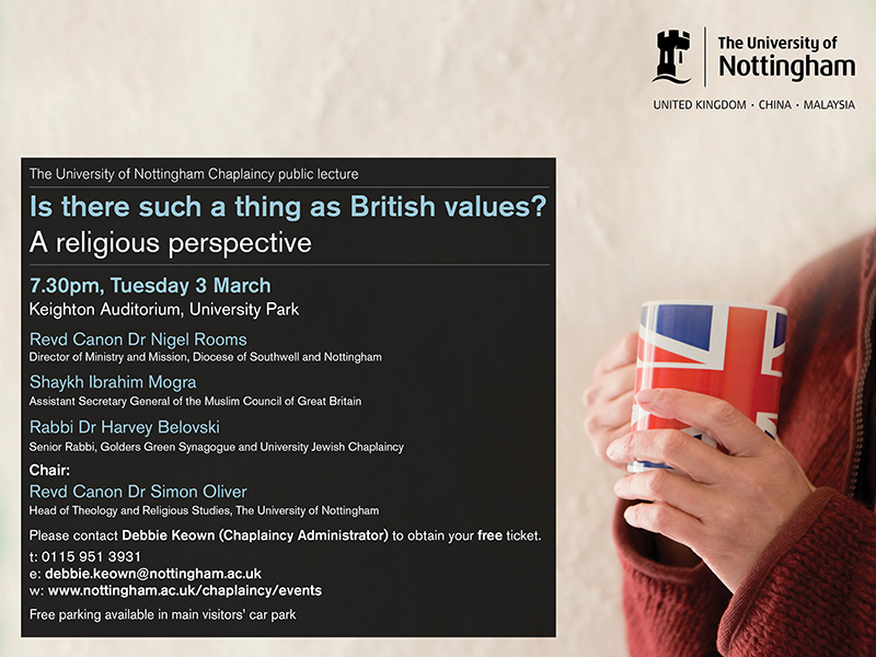 Is there such a thing as British values? A religious perspective