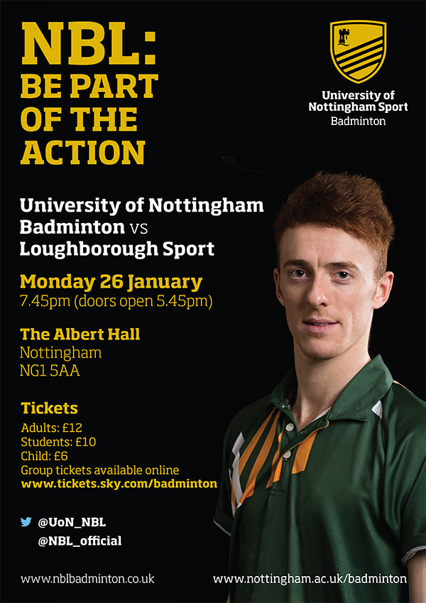 University of Nottingham Badminton vs Loughborough Sport