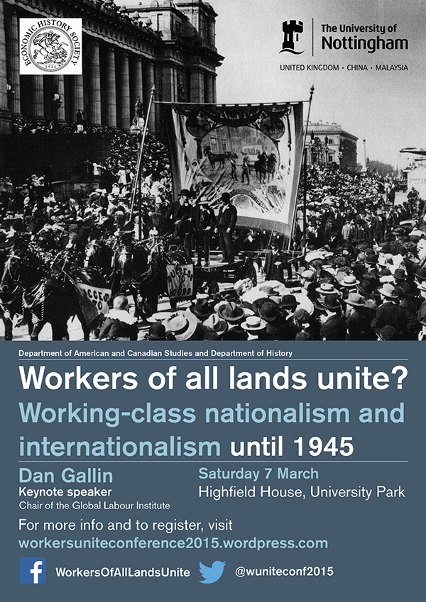 Workers of all lands unite? Working-class nationalism and internationalism until 1945
