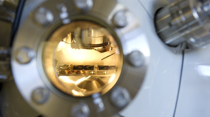 Sample Chamber of an XPS Instrument
