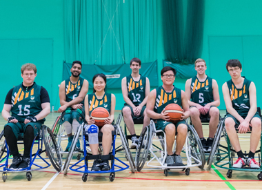 University of Nottingham wheelchair basketball team