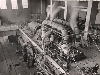 Staythorpe Power Station 1950, MS835