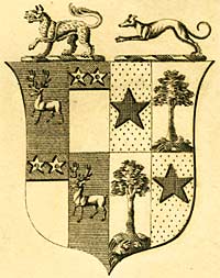 Coat of arms of William Drury Lowe, 19th century
