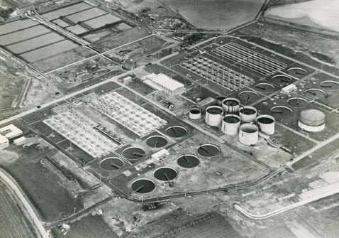 Aerial photograph of the Stoke Bardolph site (RWA/F/4/9/3)