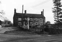 Photograph of the Dovecote Inn, Laxton, 1960s