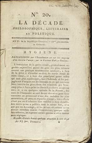 Pamphlet, 1798 (DC140.D6)