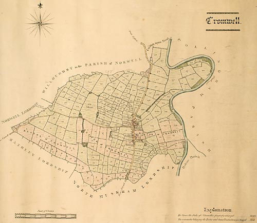 Ne 5 P 8 - Map of the parish of Cromwell, Nottinghamshire; n.d. [c.1807-1821]