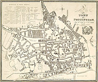East Midlands Special Collection Not 3.B8.E20: 'A new Plan of the Town of Nottingham' by H. Wild and T. H. Smith, 1820, published in Four Maps of Nottingham (Nottingham Civic Society, 197-).