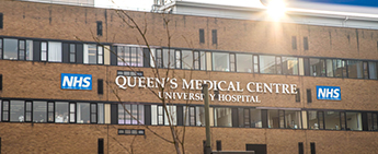 Outside of the Queen's Medical Centre
