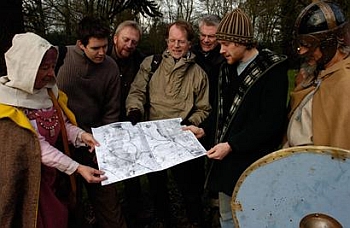 Group of enthusiasts trace a possible route from Poulton Hall
