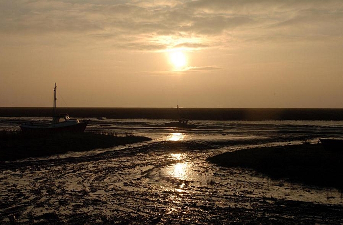 Sunset over Heswall Point