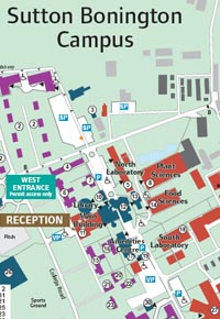 Sutton Bonington Campus Map