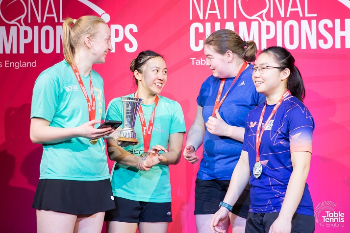 University of Nottingham at the 2024 English Table Tennis National Championships