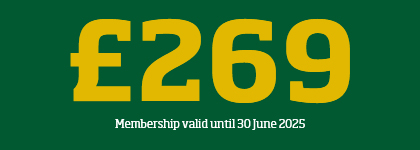 2024-25 £269 Student Membership Price