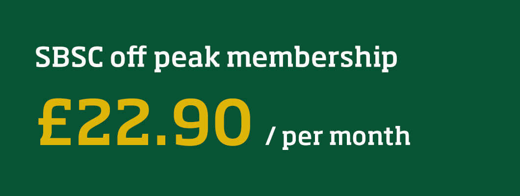 Off peak public membership at Sutton Bonington Sports Centre