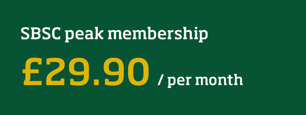 Peak membership SBSC per month