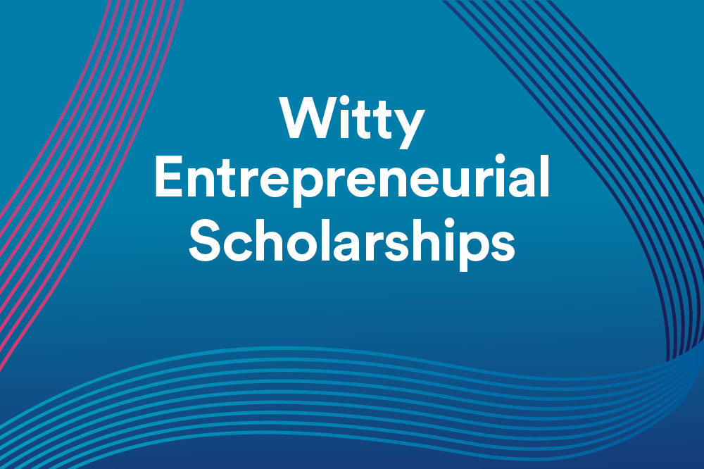 Witty Entrepreneurial Scholarships graphic