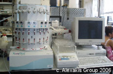 Photograph of equipment at the Geneva partner.