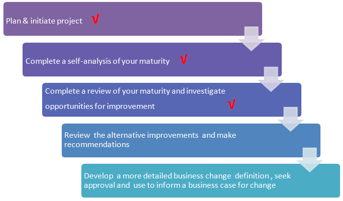 Review the alternative improvements and develop a business change definition