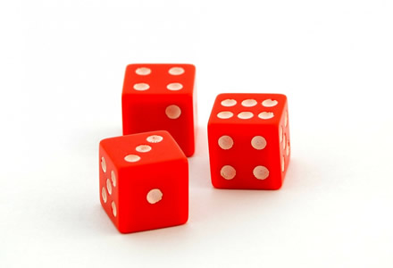 photo of 2 dice