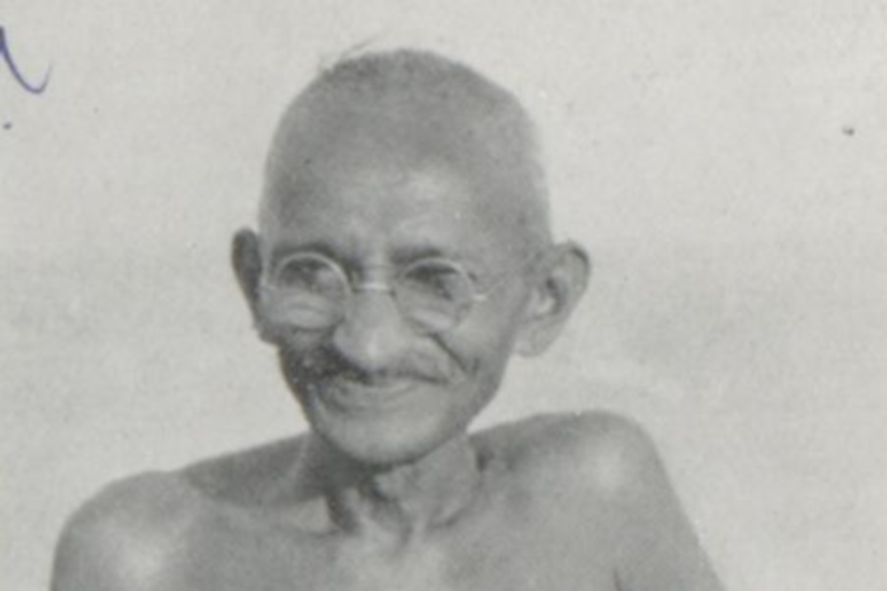 Photograph of MK Gandhi