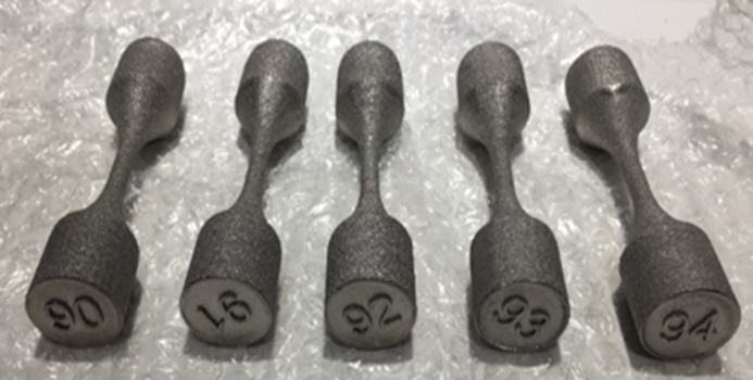A series of cast iron weights