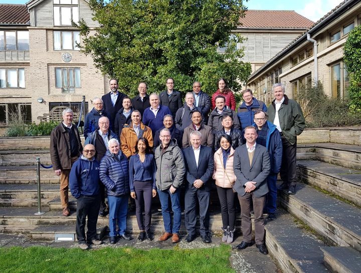 Photo from the SAEL Cambridge workshop; a group photo of the workshop attendees