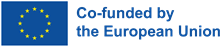 The logo of the EU, with the text 'co-funded by the European Union'