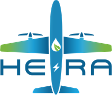 Logo for HERA, a Clean Aviation project