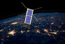 A cubesat CAD in space