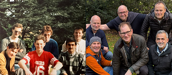 Mike Dilger then now 550x