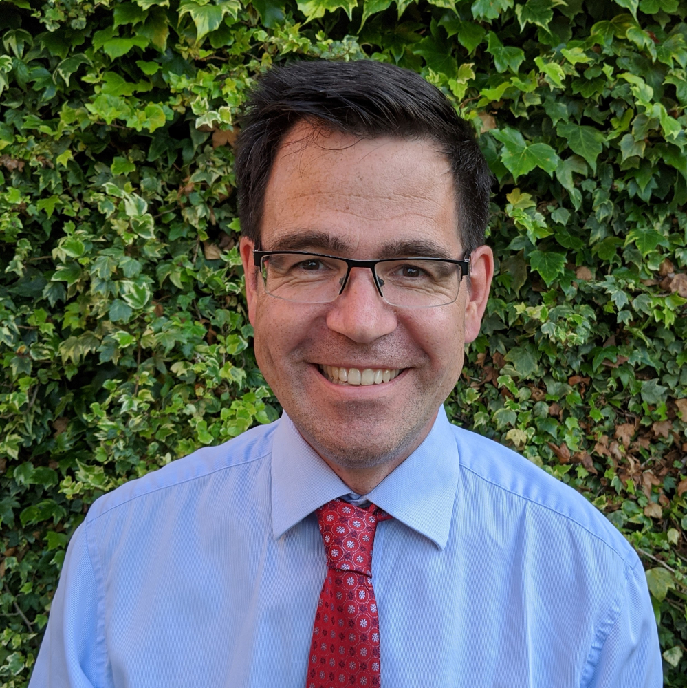 A head and shoulders photo of Gwilym Dodd