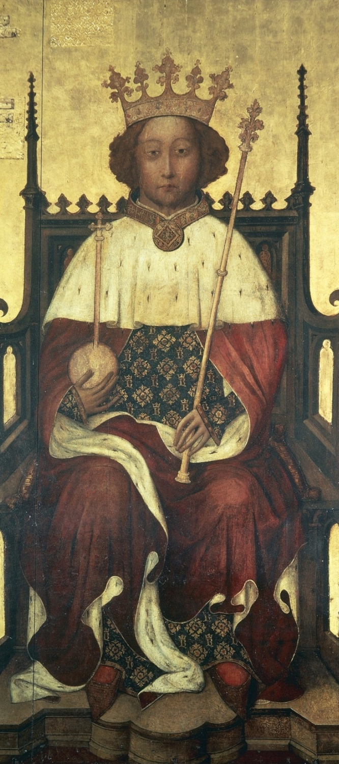 Painting of Richard II, Unknown, c.1390, Westminster Abbey