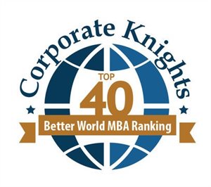 Corporate Knights 2018 MBA ranking logo