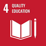 UN-Sustainable Development Goal 04 icon Quality Education