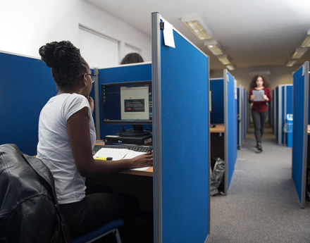 Subjects during an experiment