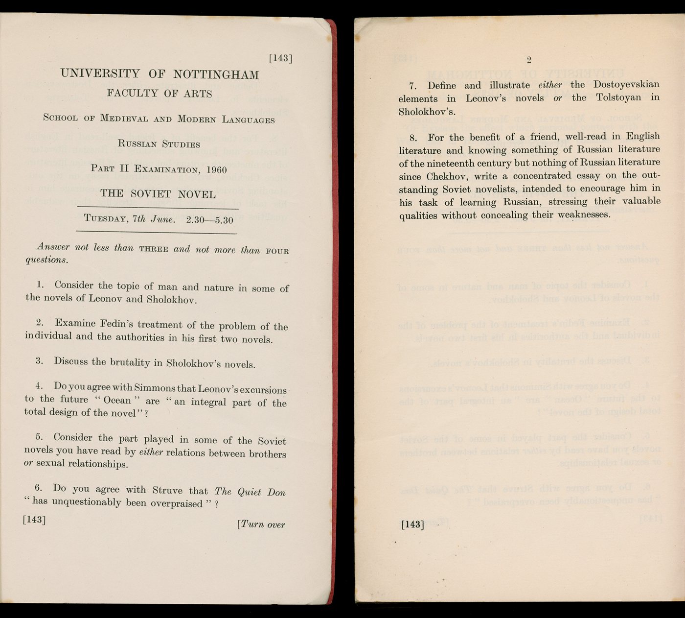 Exam paper_the Soviet novel edit