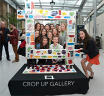 Members of crop-up gallery at event