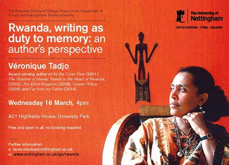 Rawanda wrtiting as duty to memory poster