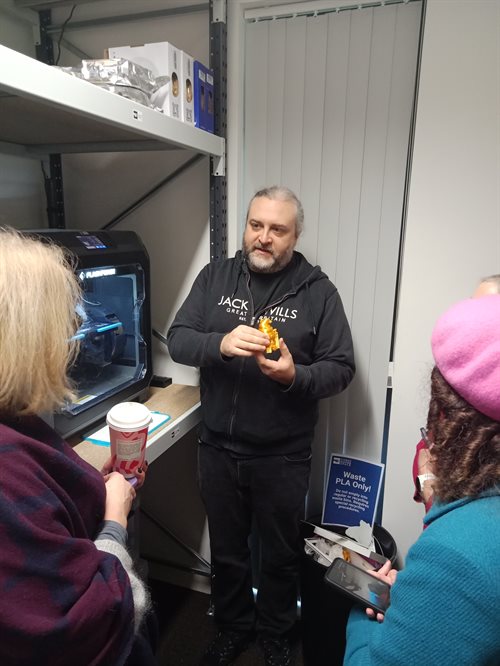 Learning about various aspects relating to 3D printing