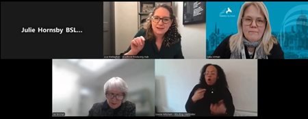 Lisa Mallaghan discussing the shift in power in Bradford where culture has moved from the sidelines to the focal point of discussions in the city.